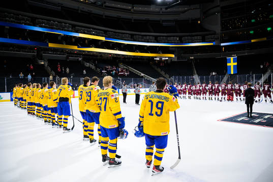 The Swedish players lineup