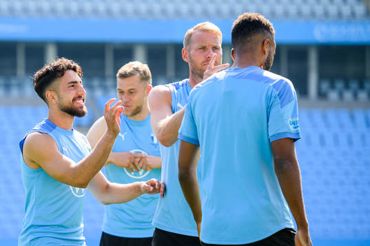 Moustafa Zeidanm Ola Toivonen and Isaac Kiese Thelin