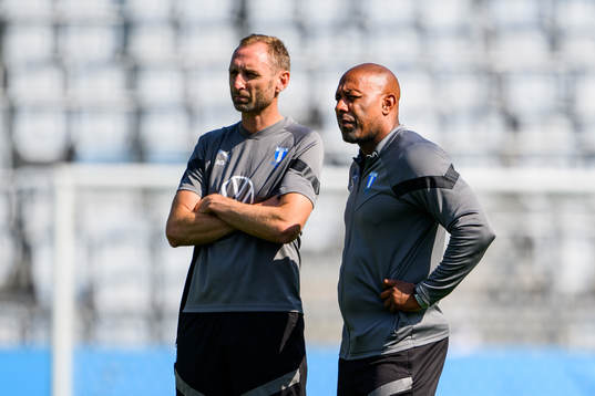 Head coach Andreas Georgson and assistant coach Jeffrey