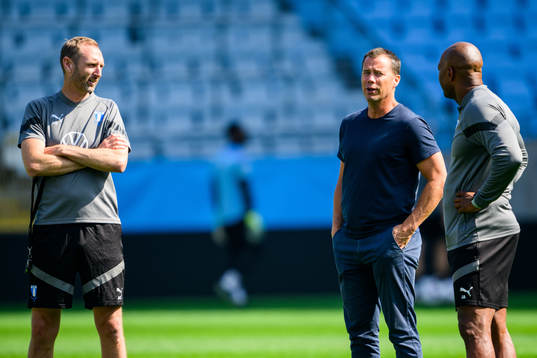 Head coach Andreas Georgson, Daniel Andersson, head of