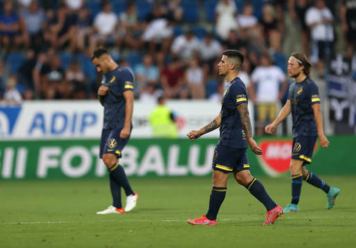 Nicolas Stefanelli of AIK looks dejected