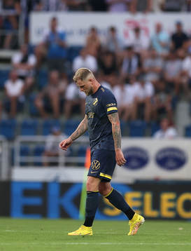 John Guidetti of AIK looks dejected