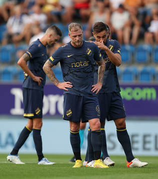 John Guidetti of AIK looks dejected