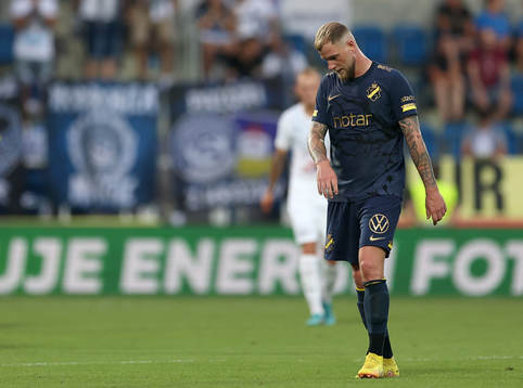 John Guidetti of AIK looks dejected