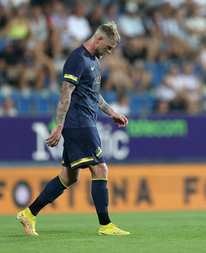 John Guidetti of AIK looks dejected