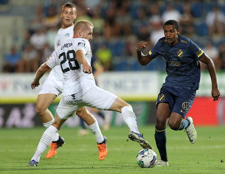 Vlastimil Danicek of Slovacko and Amar Abdirahman Ahmed