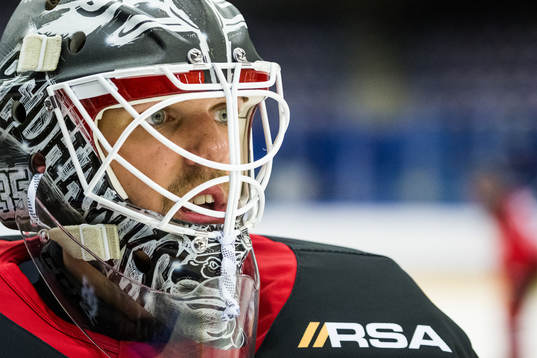 Malmö Redhawks målvakt Adam Werner