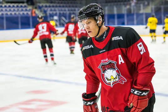 Malmö Redhawks Emil Sylvegård deppar