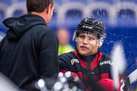 Malmö Redhawks Christoffer Forsberg deppar