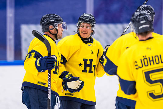 s Chad Billins och André Petersson jublar