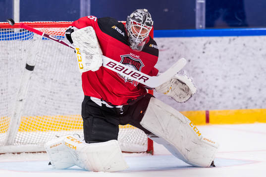 Malmö Redhawks målvakt Adam Werner