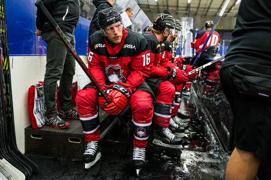 Malmö Redhawks Matias Lassen deppar