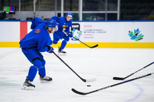 Fabian Lysell of Sweden at a practice session