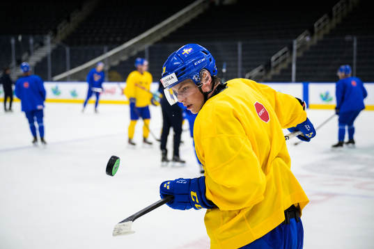 Victor Stjernborg of Sweden at a practice session