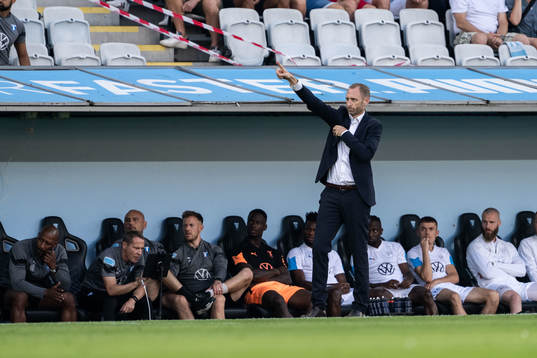 Coach Andreas Georgson  of Malmö FF