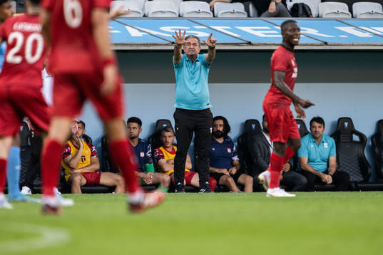 Coach Riza Calimbay of Sivasspor