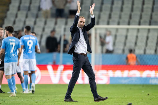 Coach Andreas Georgson of Malmö FF