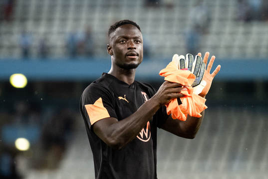Goalkeeper Ismael Diawara of Malmö FF