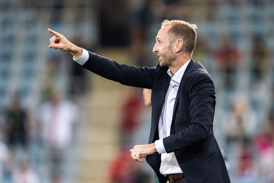Coach Andreas Georgson of Malmö FF