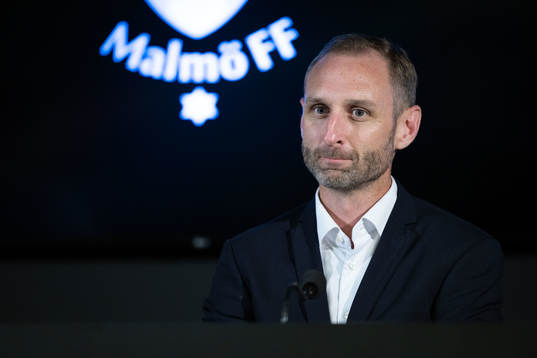 Coach Andreas Georgson of Malmö FF