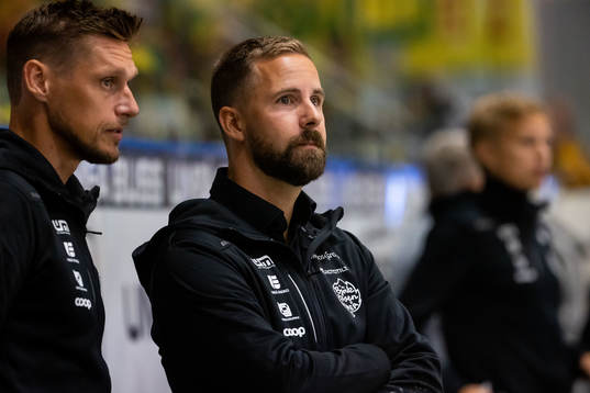 Björklövens tränare Viktor Stråhle