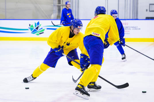 Victor Stjernborg of Sweden at a practice session