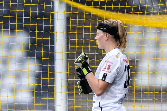 Örebros målvakt Tove Enblom deppar