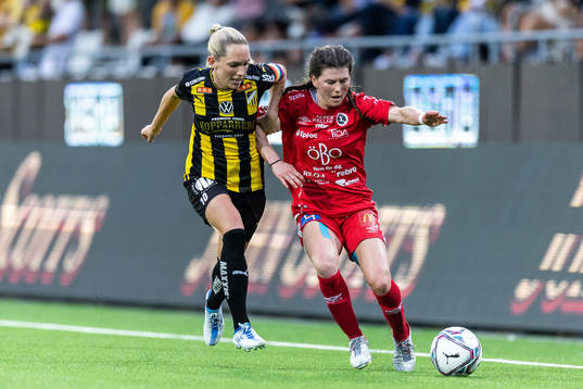Häckens Elin Rubensson och Örebros Elizabeth Pechersky