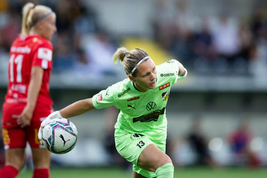 Häckens målvakt Jennifer Falk