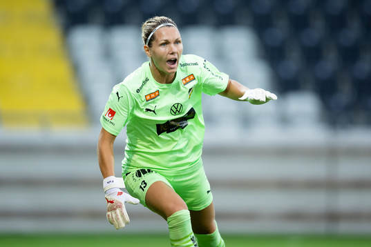 Häckens målvakt Jennifer Falk