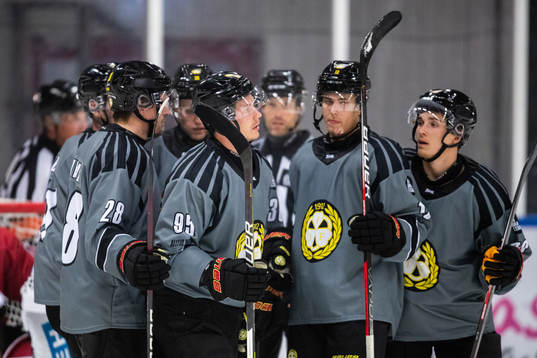 Brynäs Nick Olesen jublar