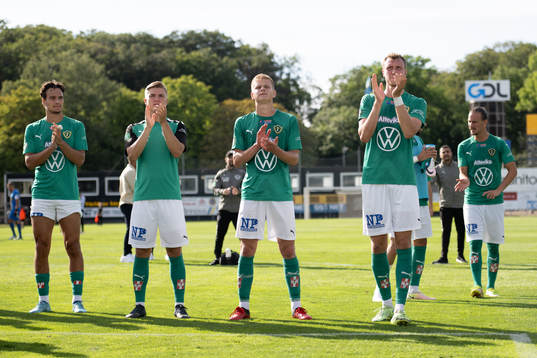 Jönköpings spelare tack publiken