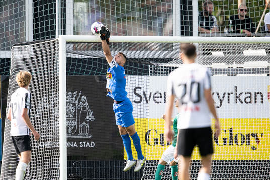 Landskronas målvakt Amr Kaddoura