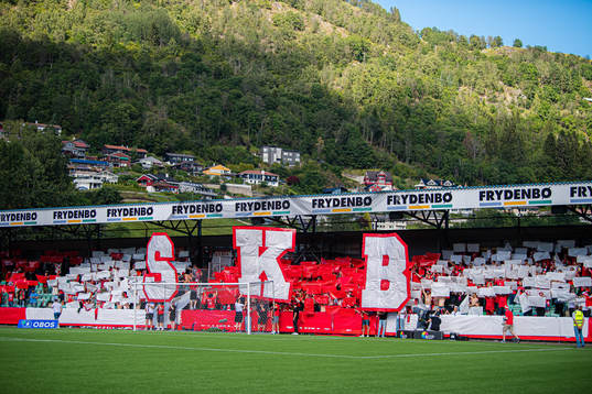 Spectators in the stands