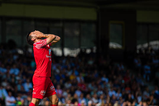 Niklas Fernando Nygaard Castro of Brann reacts