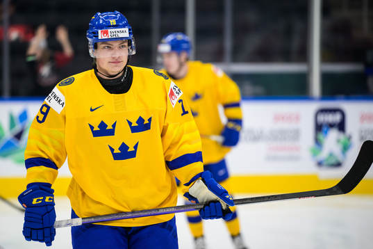 Victor Stjernborg of Sweden at warm-up