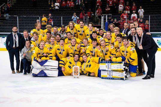 The players of Sweden pose for portrait