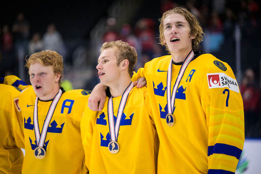 Åke Stakkestad,Fabian Lysell and Simon Edvinsson of Sweden