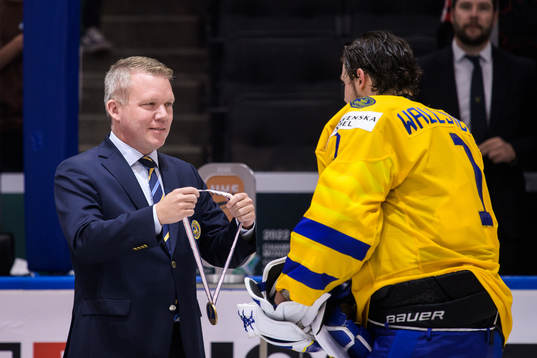 Anders Larsson, president of the Swedish Ice Hockey