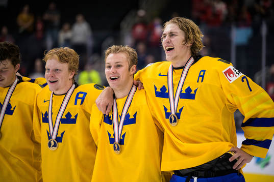 Åke Stakkestad, Fabian Lysell and Simon Edvinsson of Sweden
