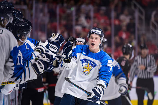Joakim Kemell of Finland celebrates