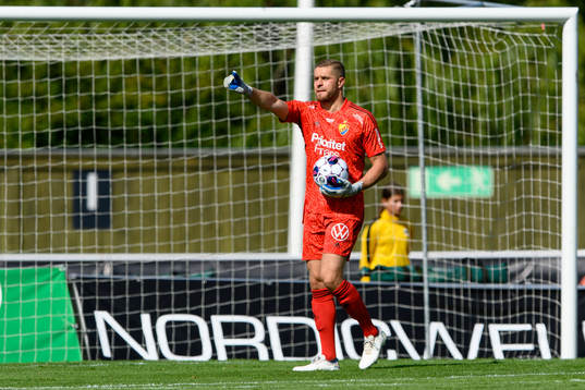 Djurgårdens målvakt Aleksandr Vasiutin