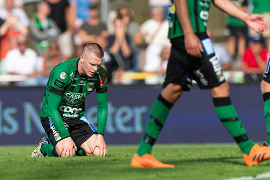Varbergs Anton Liljenbäck deppar