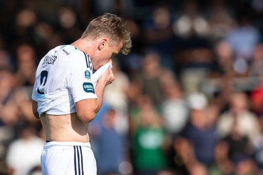 Djurgårdens Rasmus Schüller deppar