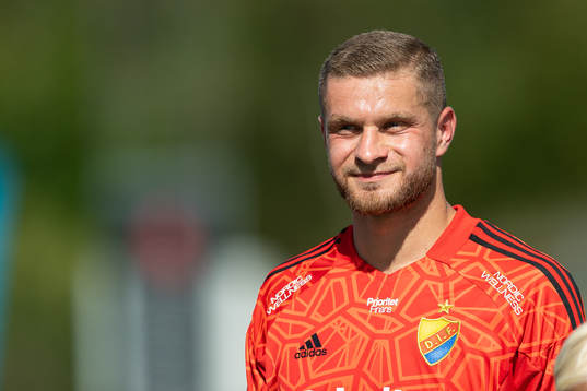 Djurgårdens målvakt Alexandr Vasiutin
