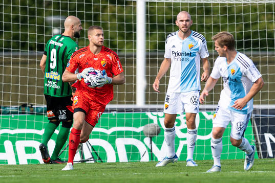 Djurgårdens målvakt Alexandr Vasiutin