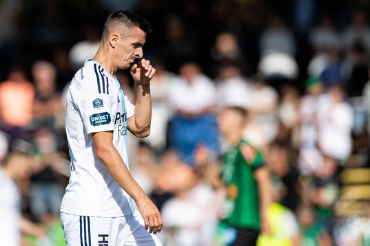 Djurgårdens Haris Radetinac deppar
