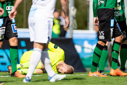 Varbergs målvakt Fredrik Andersson