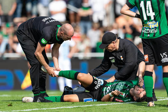 Varbergs Ismet Lushaku har ont