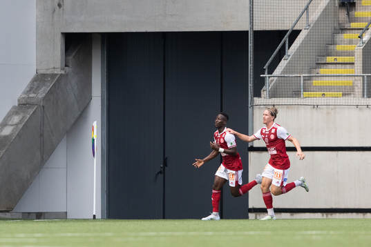 Sandvikens Naeem Mohammed jublar